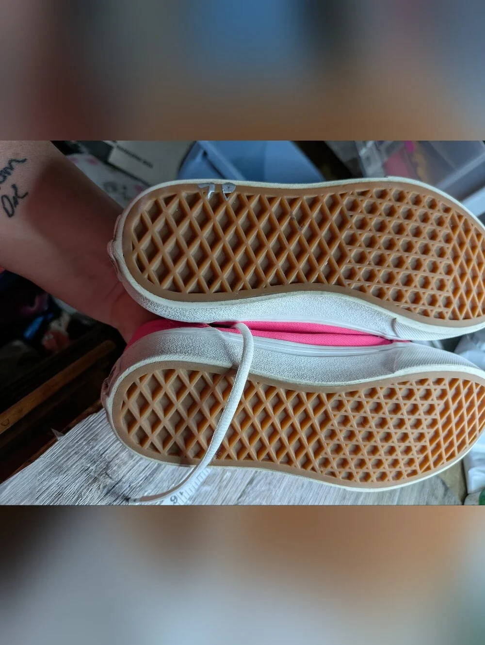 Vans‎ Hot Pink Girls Sneakers Size 3
